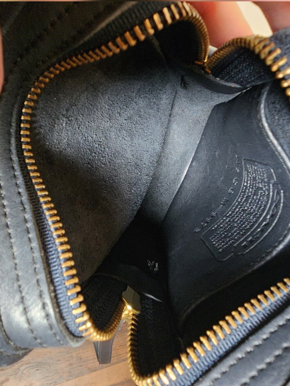 Vintage Coach Navy Kit Bag #9973 - Picture 11 of 12